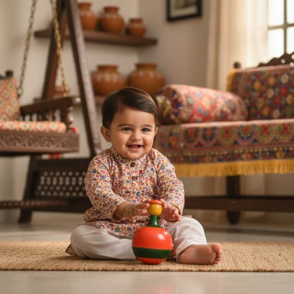 Wooden Roly-Poly Doll