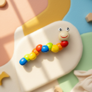 Wooden Caterpillar Toy