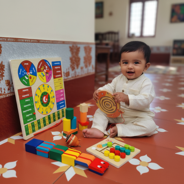 Natural Wooden Smart Skills Combo