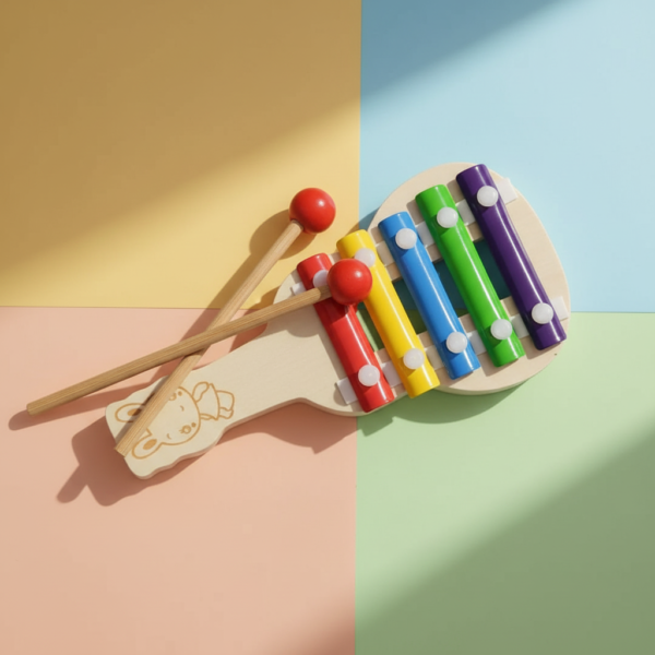 Natural Wooden Baby Toy Combo