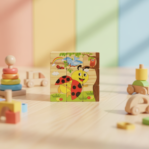 Natural Wooden Play & Think Combo