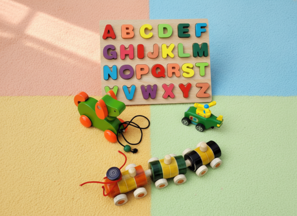 Natural Wooden Explorer Toy Combo