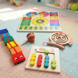 Natural Wooden Smart Skills Combo