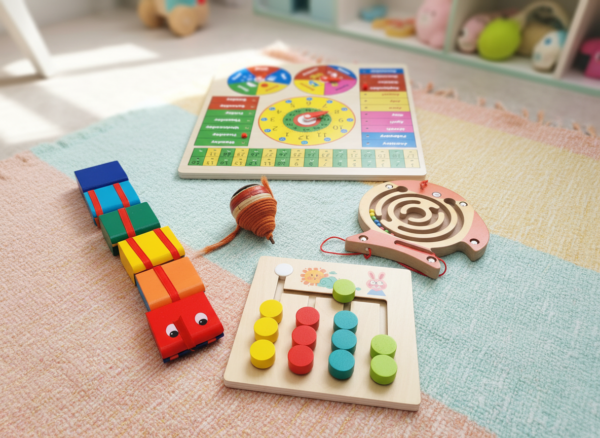 Natural Wooden Smart Skills Combo